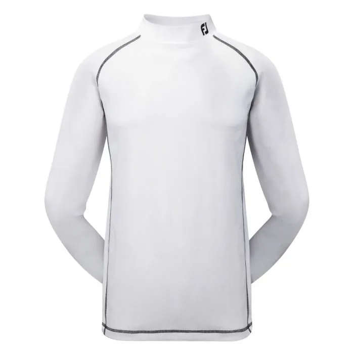 Footjoy Prodry Performance Thermal Mock Base Layer - White Loud Looks, Smooth Moves Break Boundaries