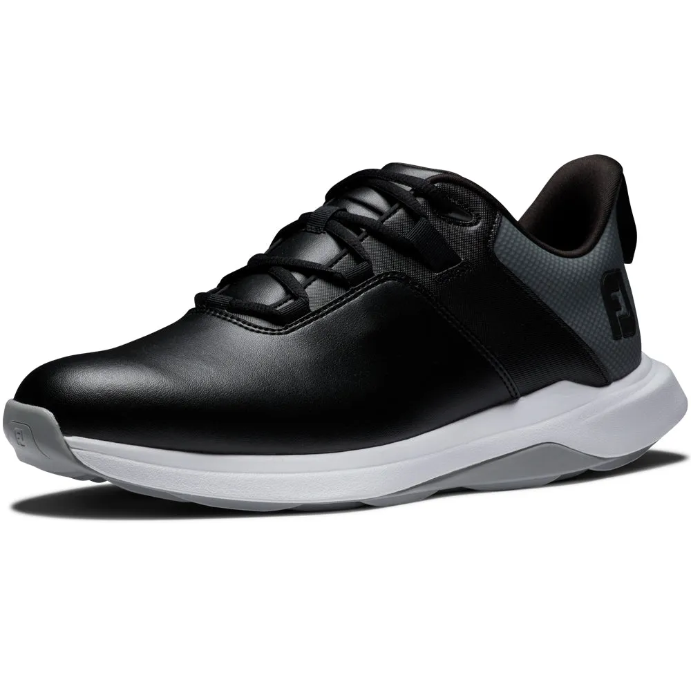 Footjoy Prolite Spikeless Waterproof Shoes - Black/Grey Redefine Classic