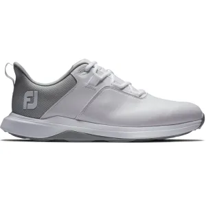 Special Offer Footjoy Prolite Spikeless Waterproof Shoes - White/Grey