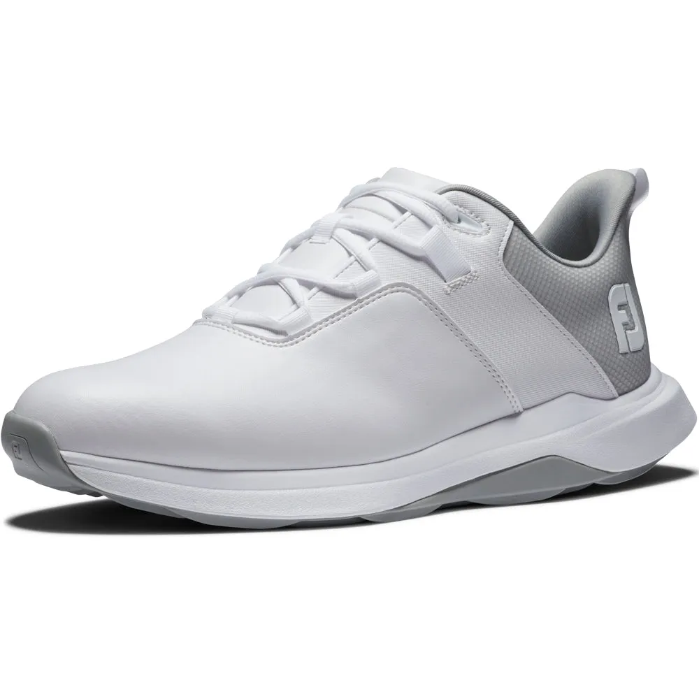 Footjoy Prolite Spikeless Waterproof Shoes - White/Grey Be Unstoppable Built for the Bold