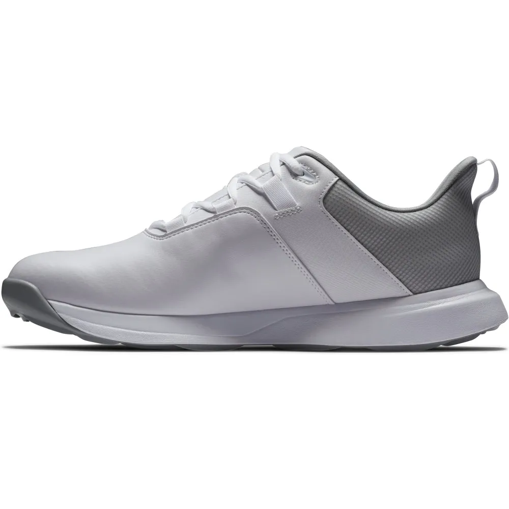Move Like You Mean It Step Out Boldly Footjoy Prolite Spikeless Waterproof Shoes - White/Grey