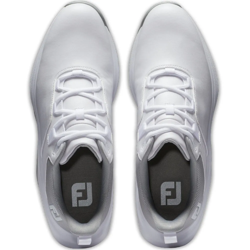 Footjoy Prolite Spikeless Waterproof Shoes - White/Grey All Saints' Day Sale