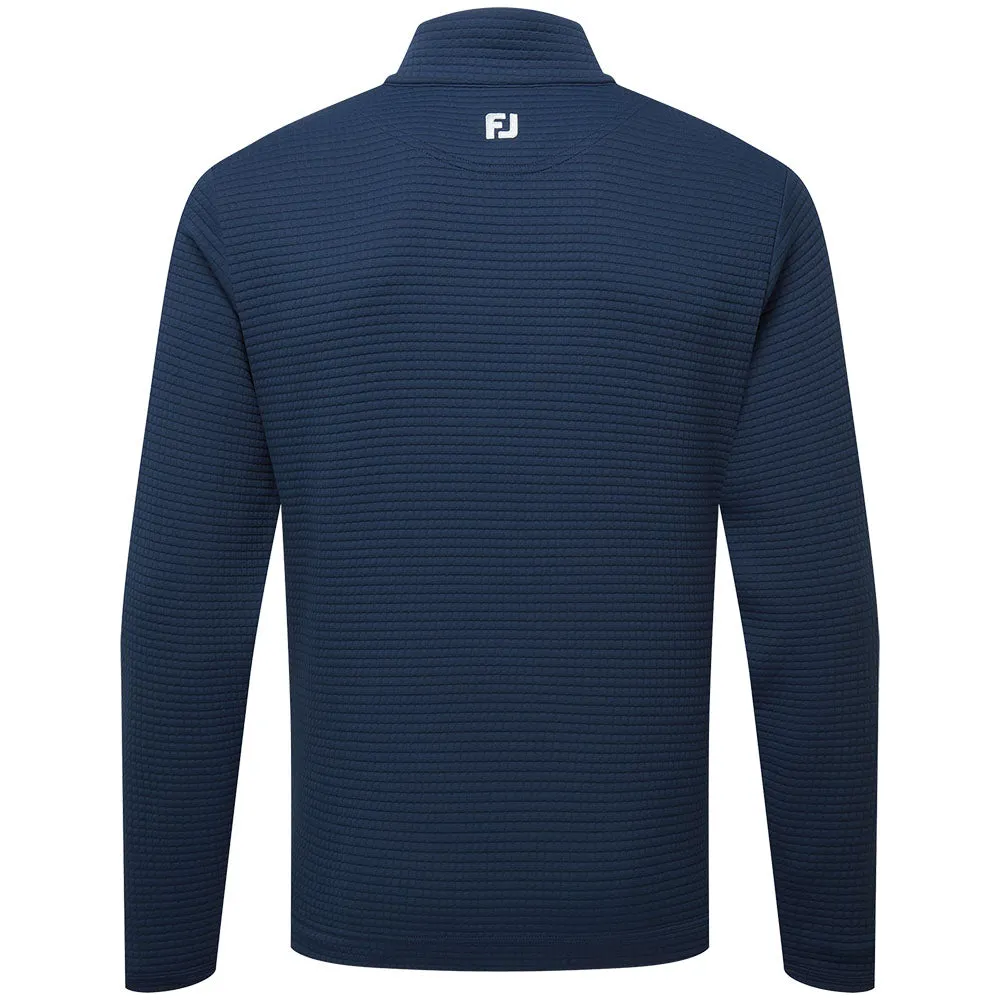 Deal Of The Century Footjoy Quilt Texture Chill-Out Pullover - Navy