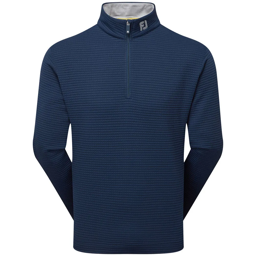 Footjoy Quilt Texture Chill-Out Pullover - Navy Fearlessly You Autumn Sale