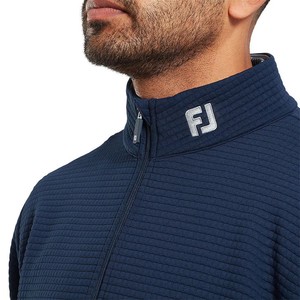 Christmas Day Sale Move Like You Mean It Footjoy Quilt Texture Chill-Out Pullover - Navy