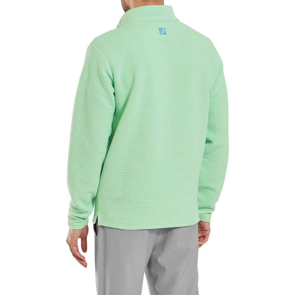 Built to Move You Move Like You Mean It Footjoy Quilt Texture Chill-Out Pullover - Pistachio