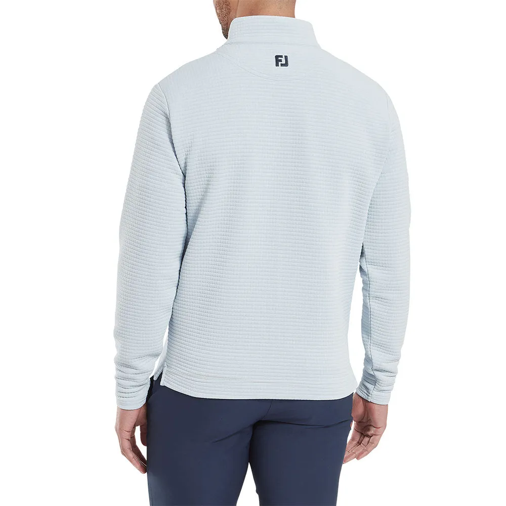Built to Move You Footjoy Quilt Texture Chill-Out Pullover - Skyway
