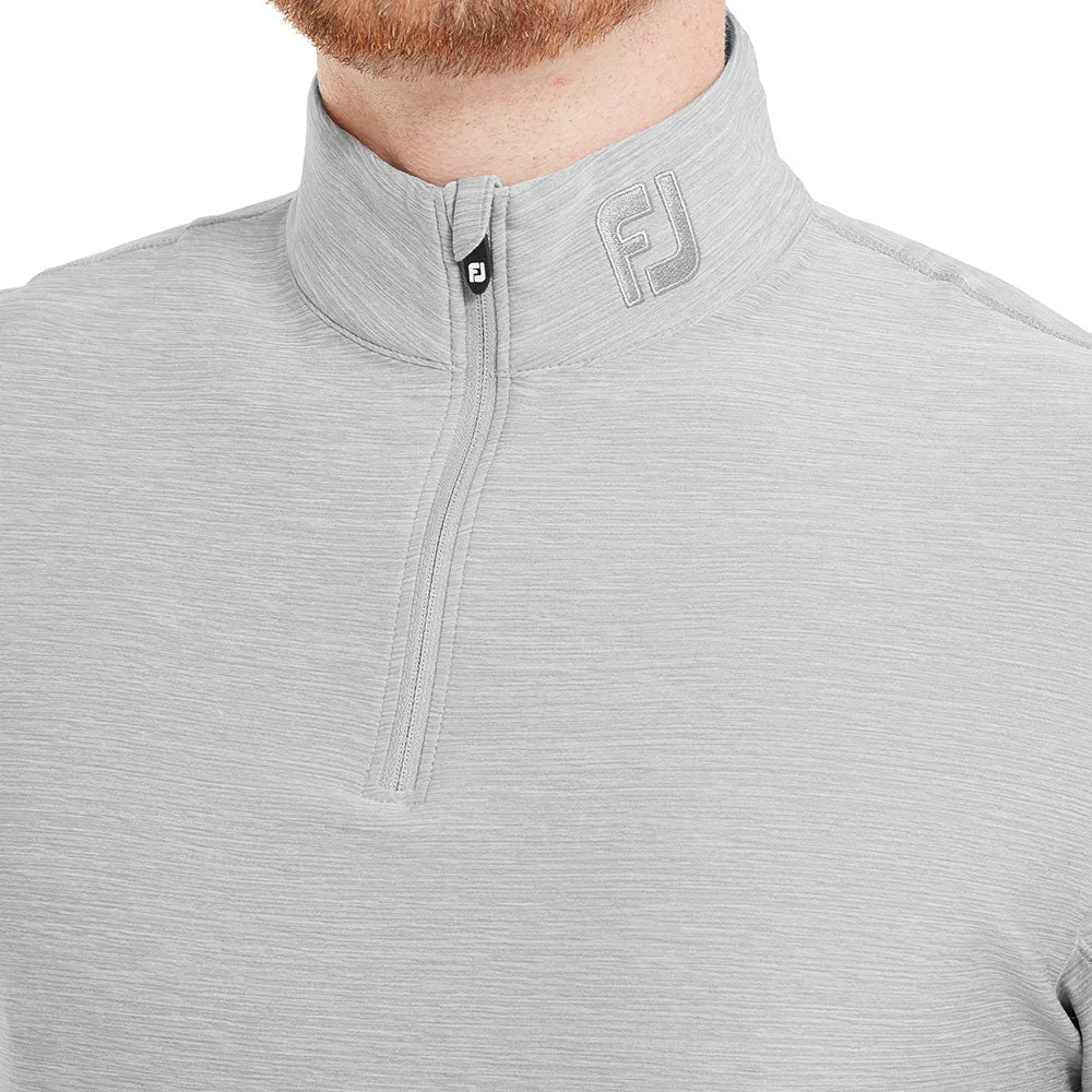 Dress from the Feet Up Built to Move You Footjoy Space Dye Chill-Out 1/4 Zip Pullover - Grey