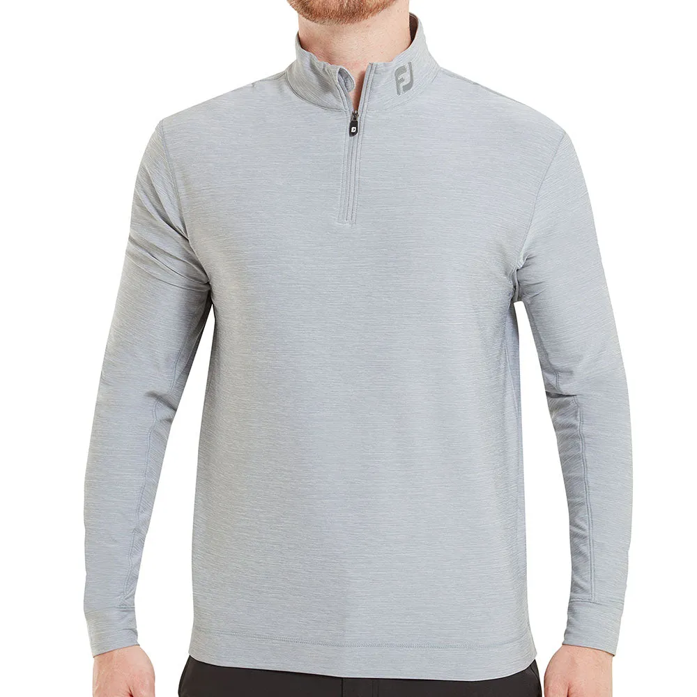 Footjoy Space Dye Chill-Out 1/4 Zip Pullover - Grey Limited Time Offer