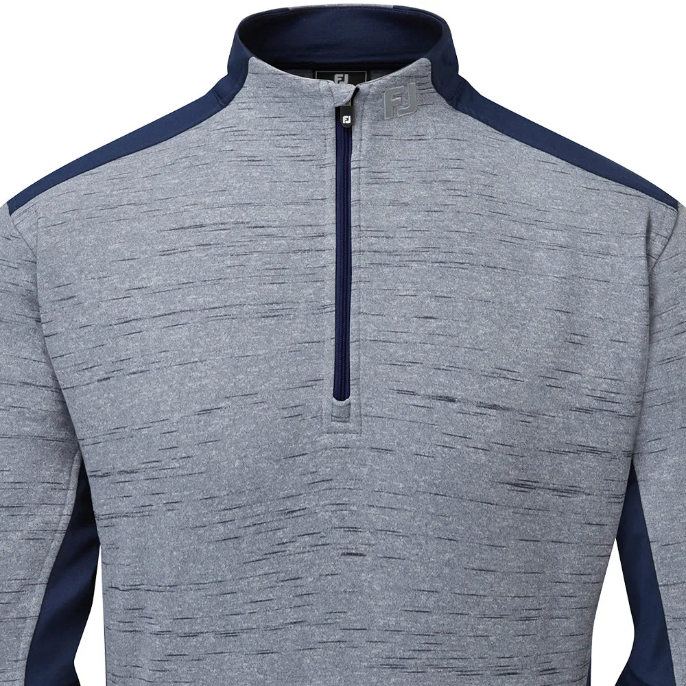Footjoy Space Dye Thermal 1/4 Zip Chillout - Navy Steal