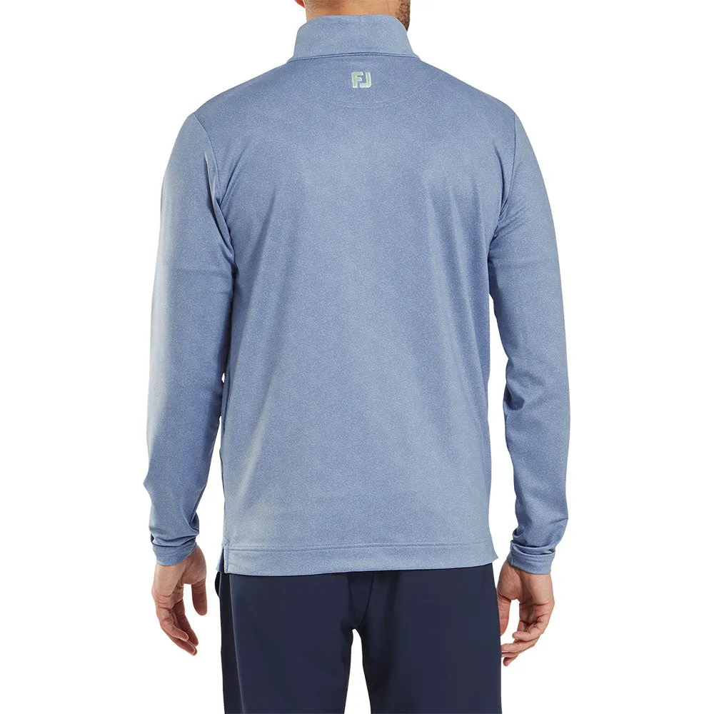 Gear Up and Go Footjoy Speckle Print Chill-Out Pullover - Blue Jay