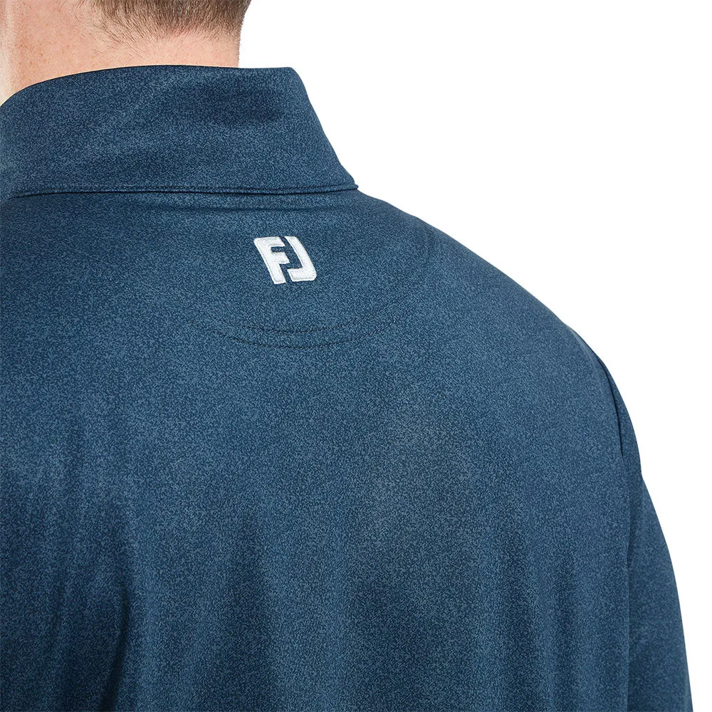 Built to Perform Footjoy Speckle Print Chill-Out Pullover - Dark Denim