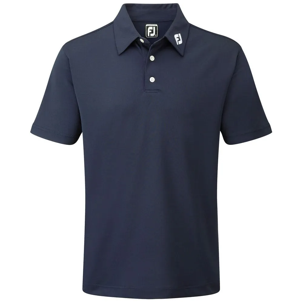 Footjoy Stretch Pique Solid Athletic Polo Shirt - Navy Easter Sale