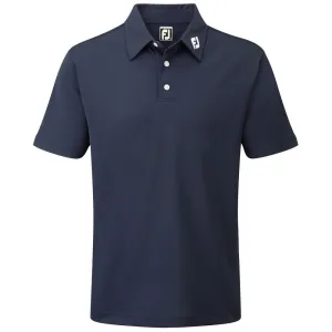 Footjoy Stretch Pique Solid Athletic Polo Shirt - Navy Easter Sale