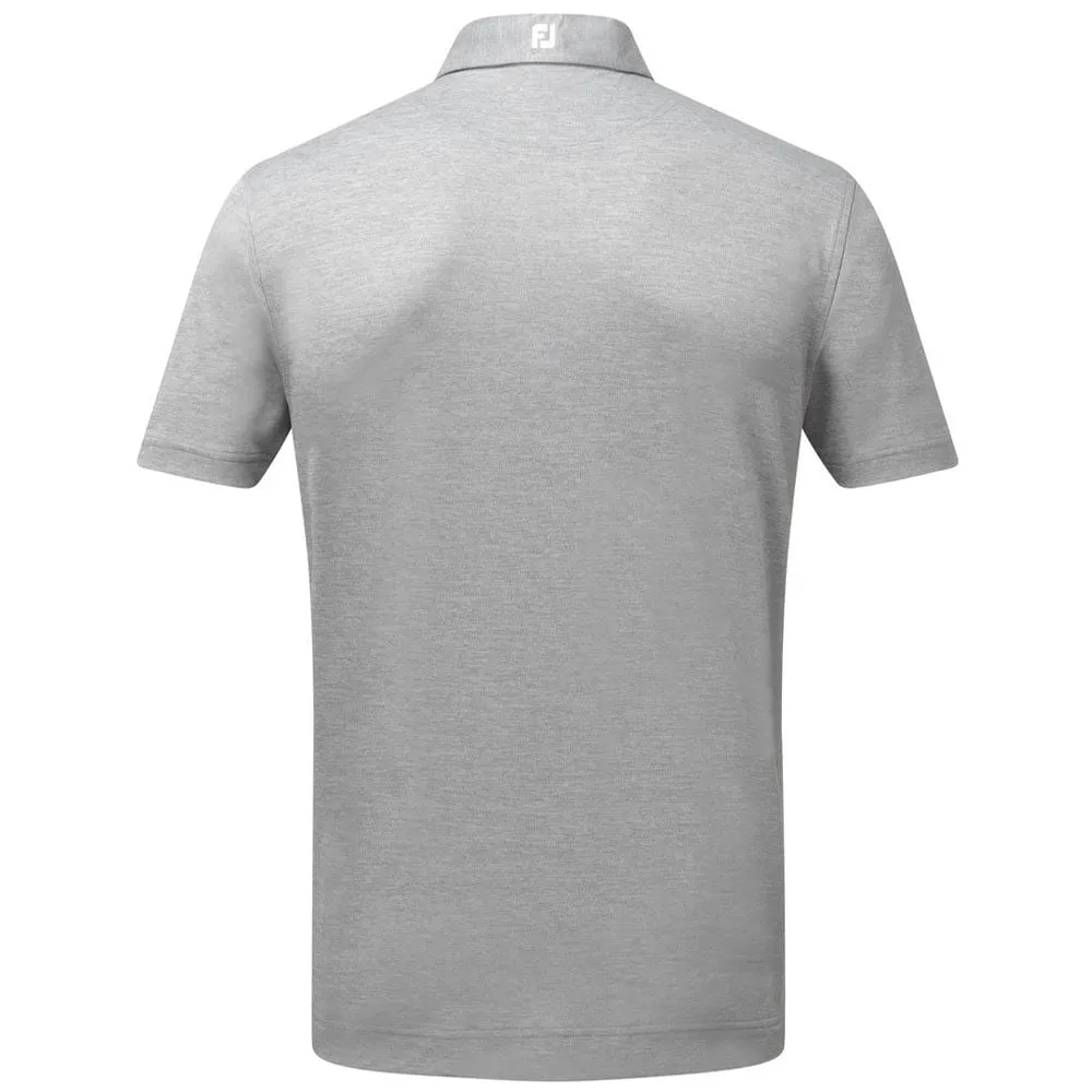 Footjoy Stretch Pique Solid Colour Polo Shirt - Heather Grey Loud Looks, Smooth Moves All Eyes on You