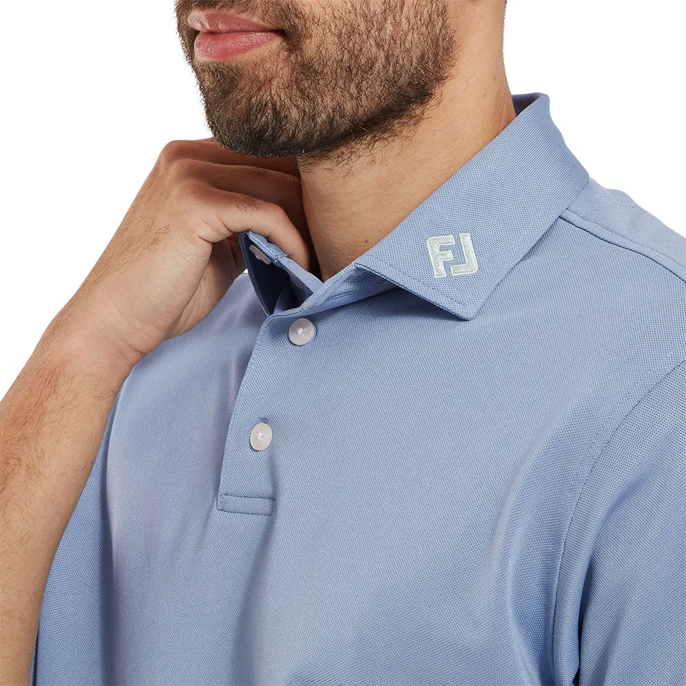 All Saints' Day Sale Own the Vibe Footjoy Stretch Pique Solid Polo Shirt - Blue Jay
