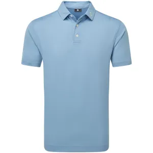 Footjoy Stretch Pique Solid Polo Shirt - Blue Jay Dress from the Feet Up Performance Unleashed