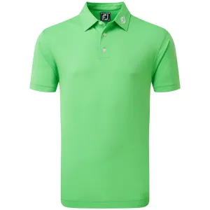 Own Every Step Footjoy Stretch Pique Solid Polo Shirt - Green