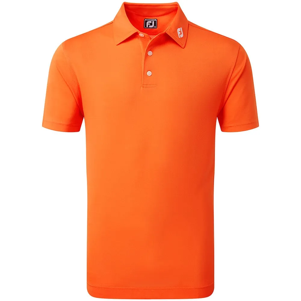 Footjoy Stretch Pique Solid Polo Shirt - Orange Special Offer