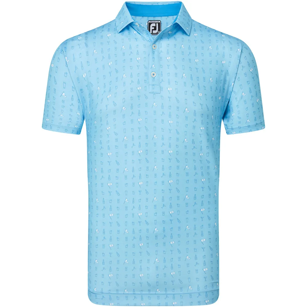 Black Friday Sale Own the Streets Footjoy The 19Th Hole Lisle Polo Shirt - Blue Sky