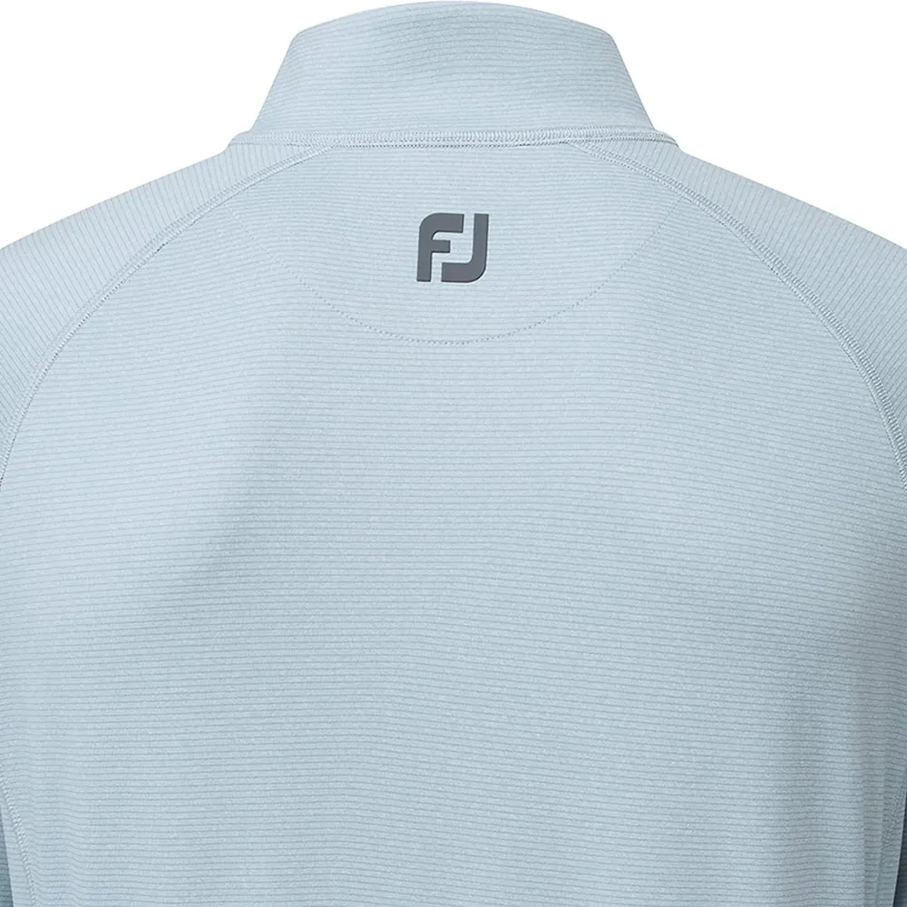 All Eyes on You Footjoy Thermoseries Brushed Back 1/4 Zip Pullover - Heather Grey