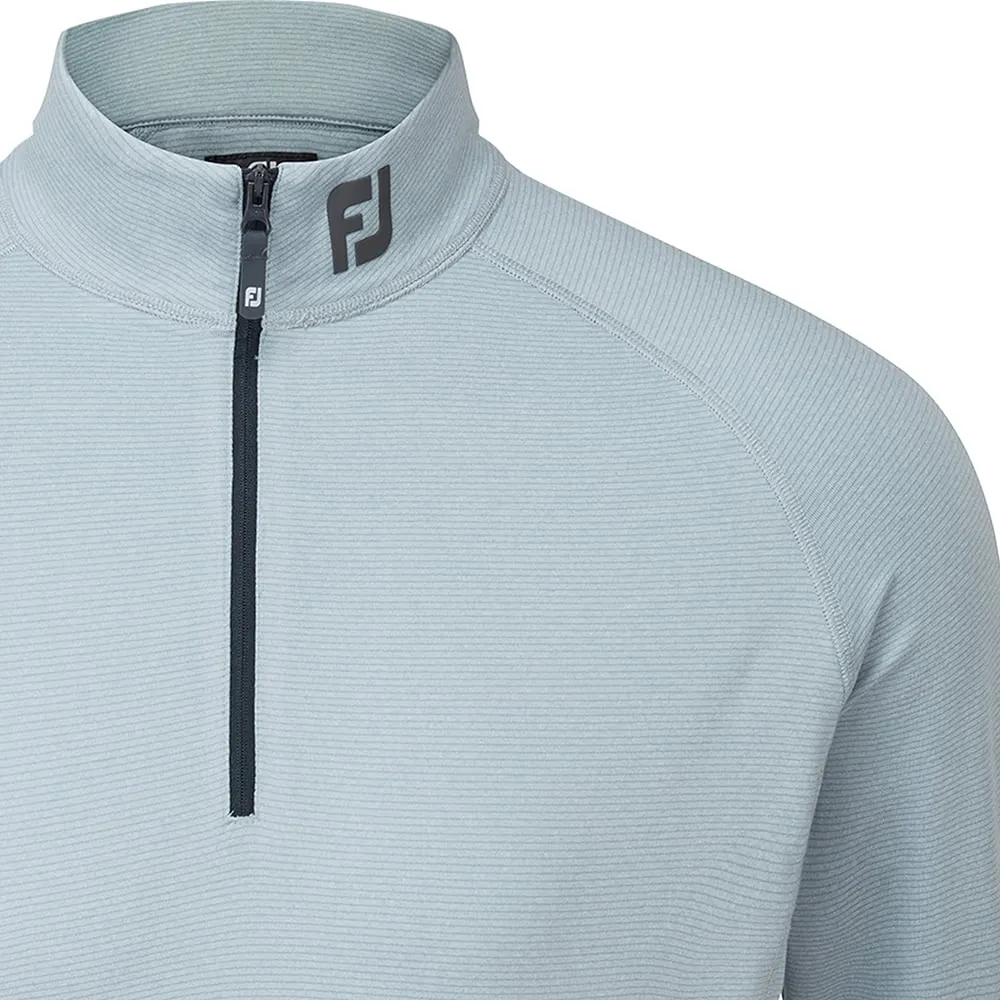 Dare to Lead Footjoy Thermoseries Brushed Back 1/4 Zip Pullover - Heather Grey