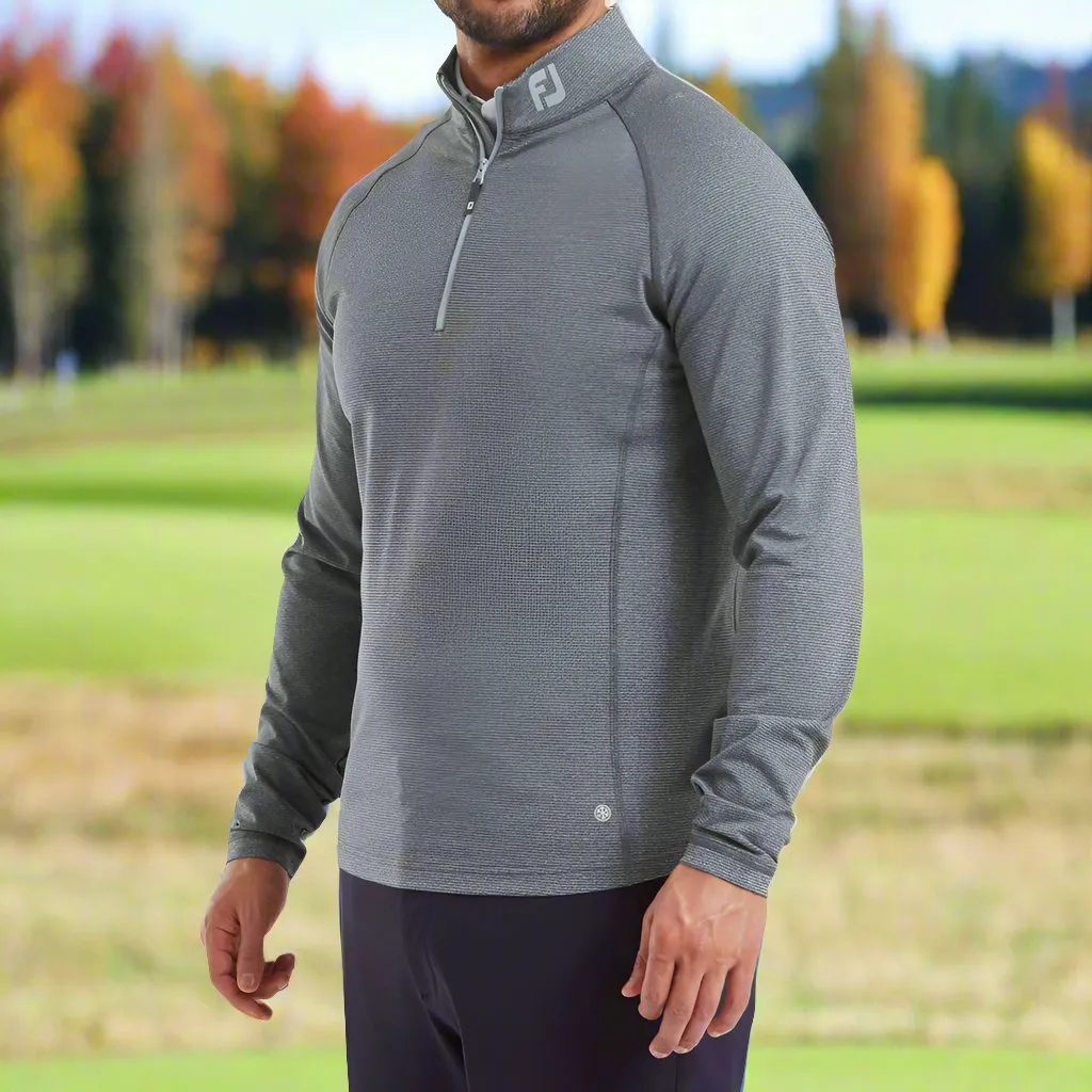 Fearlessly You Footjoy Thermoseries Brushed Back Midlayer - Navy
