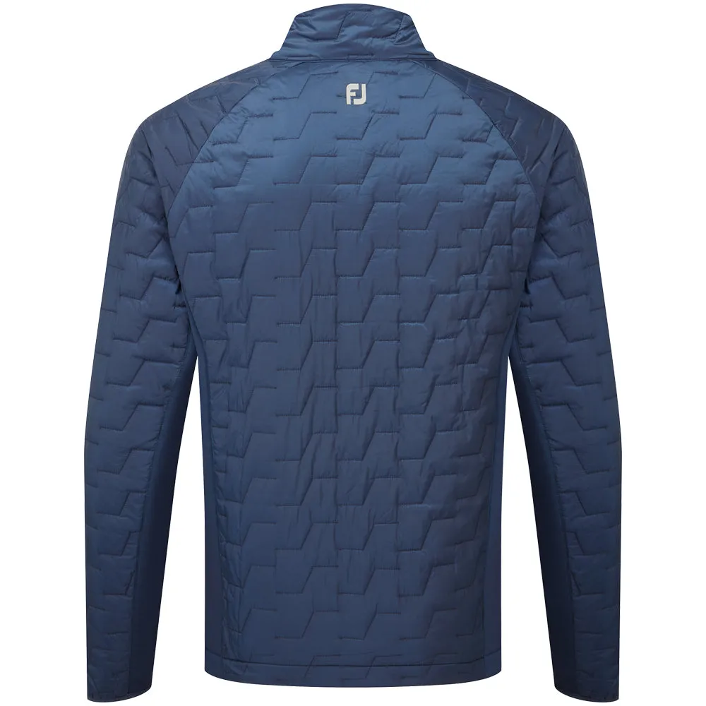 Footjoy Thermoseries Insulated Jacket - Navy Walk Loud Push Beyond Limits