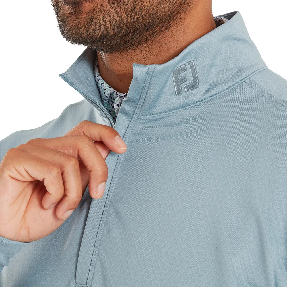Walk Loud Footjoy Tonal Deco Diamond Chillout 1/4 Zip - Steel Blue