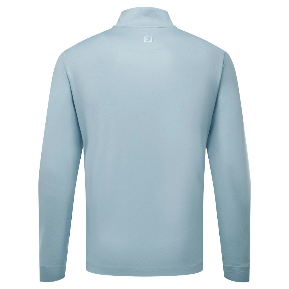 Stride with Confidence Footjoy Tonal Deco Diamond Chillout 1/4 Zip - Steel Blue
