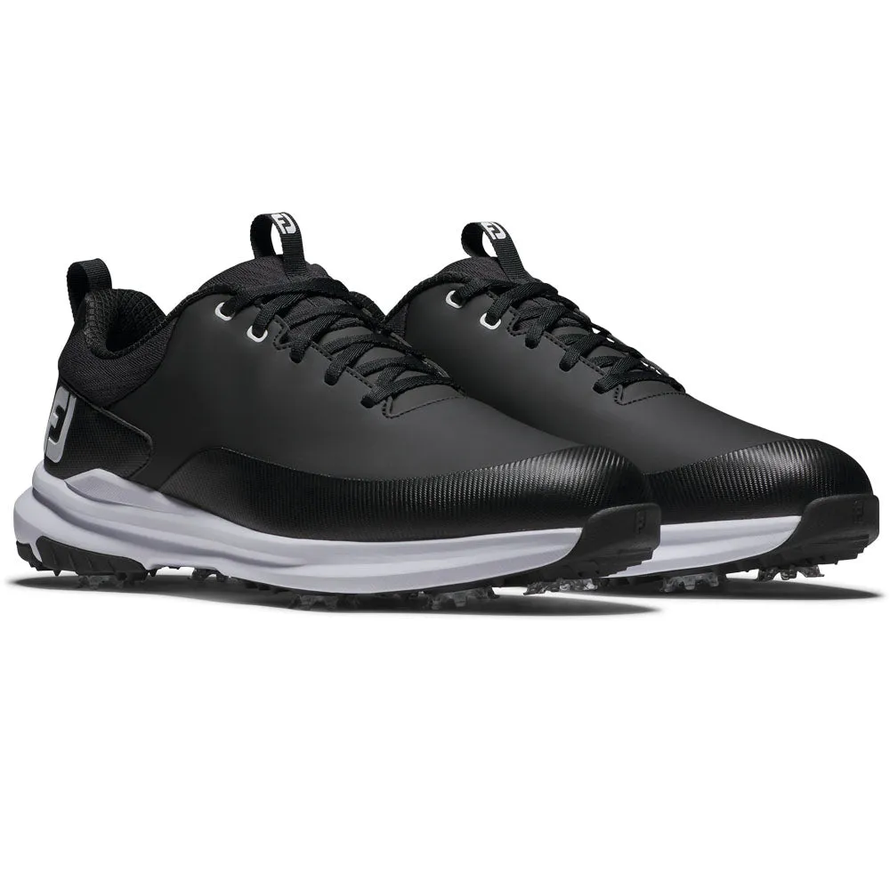 Footjoy Tour Rival Spiked Shoes - Black/White Game-Changer Footwear