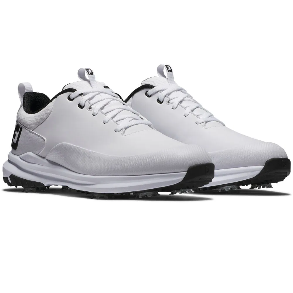 Footjoy Tour Rival Spiked Shoes - White/Black Keep Going Strong Exclusive Deal