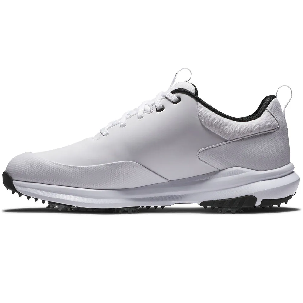 Footjoy Tour Rival Spiked Shoes - White/Black Sweetest Day Sale
