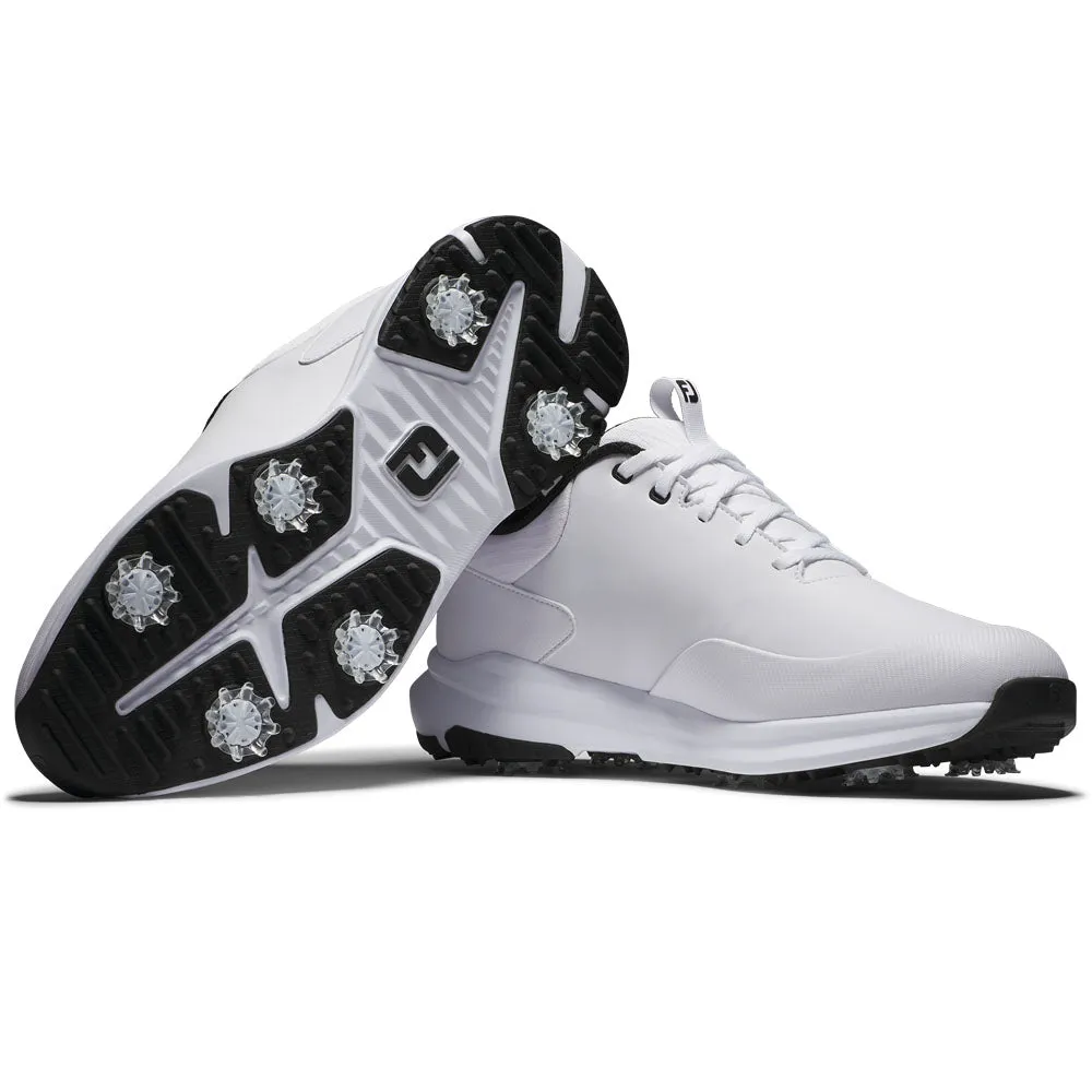 Footjoy Tour Rival Spiked Shoes - White/Black Cyber Monday Sale Move Beyond Ordinary