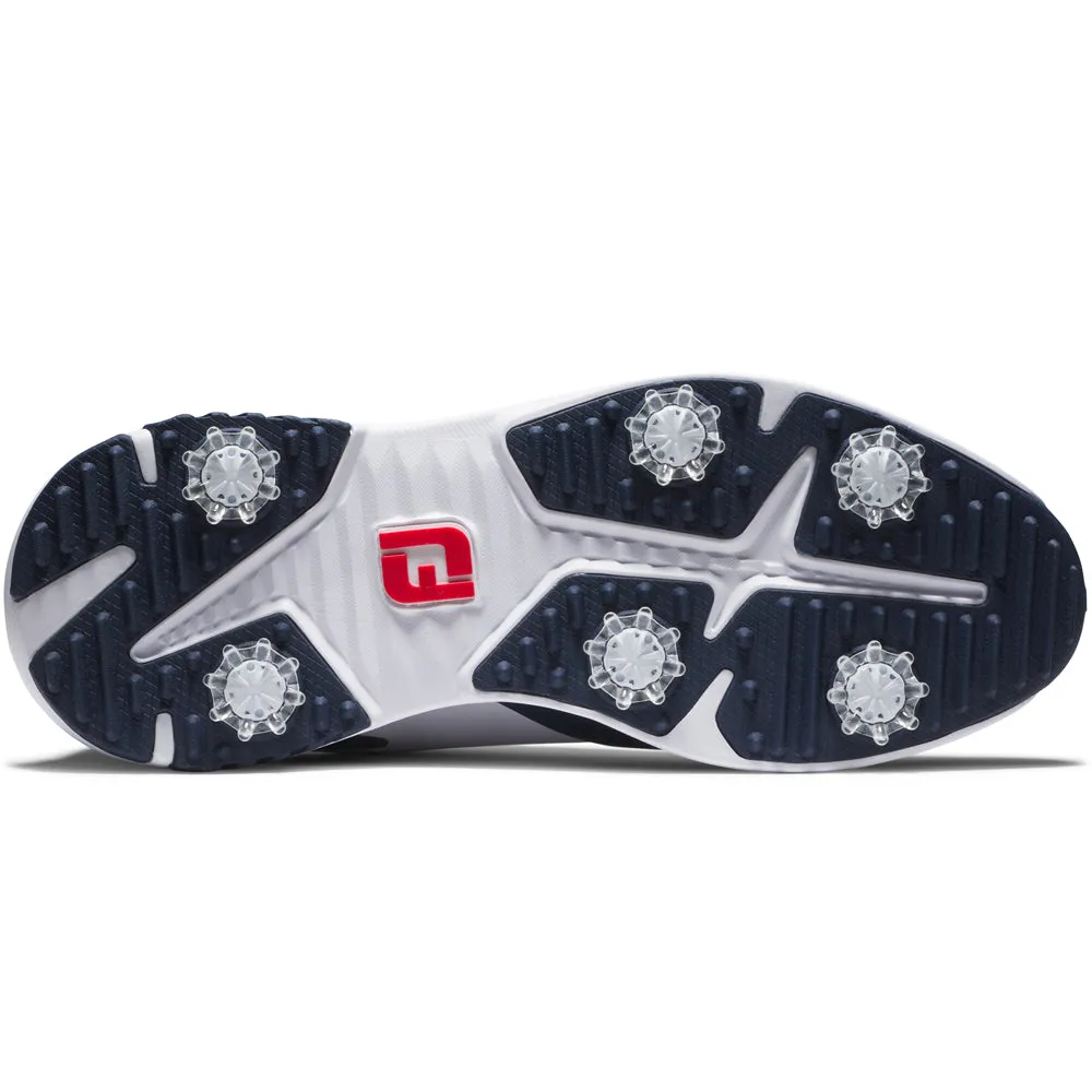 Footjoy Tour Rival Spiked Shoes - White/Navy/Red Dare to Lead