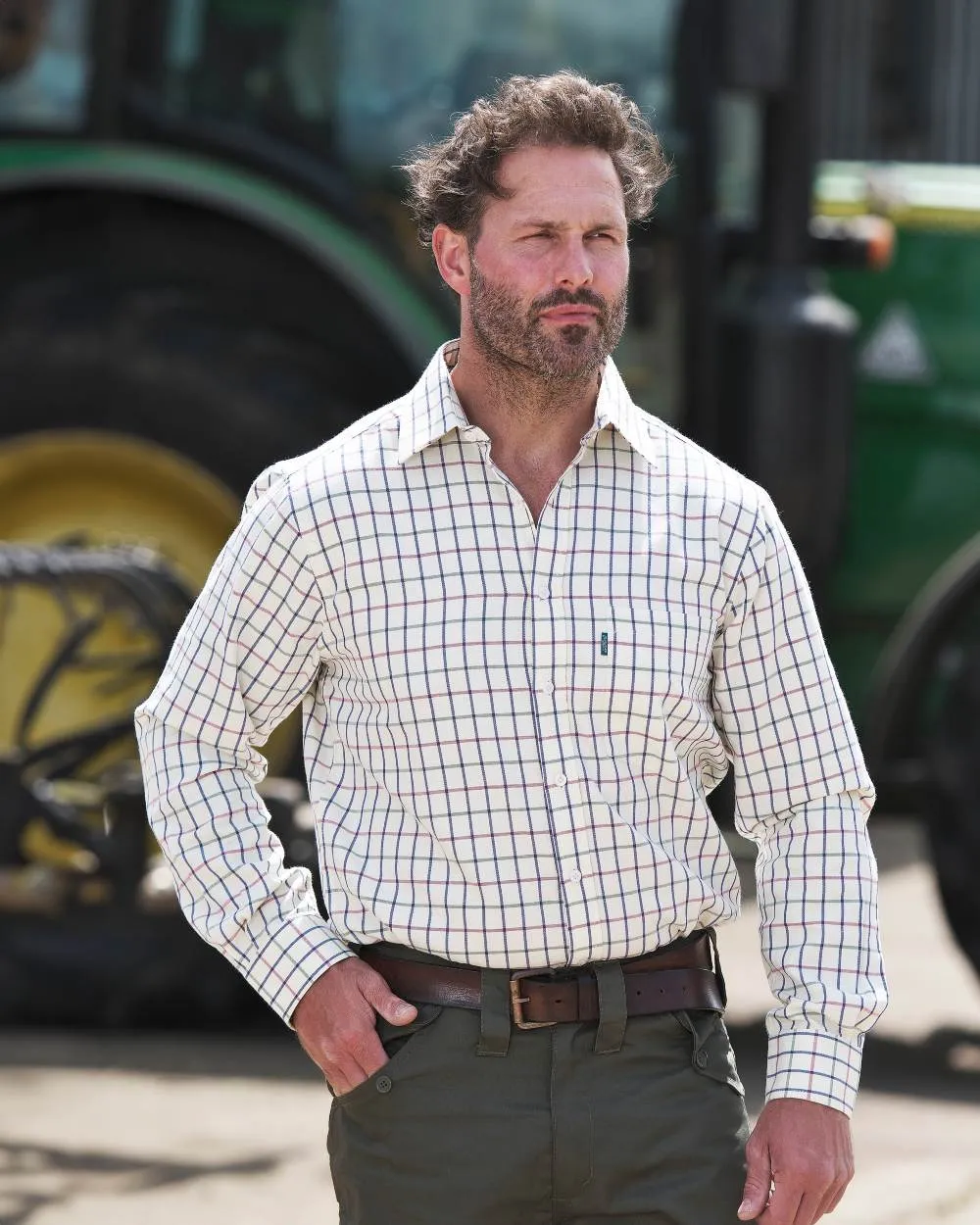 Fort Melton Shirt Tattersall Dress Shirts Men