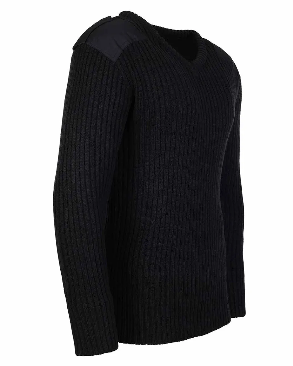 Fort V-Neck Combat Jumper V-Neck Wool Sweaters