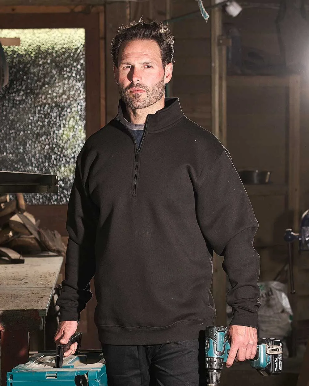 Fort Workforce 1/4 Zip Sweatshirt Workwear Fleece Jackets