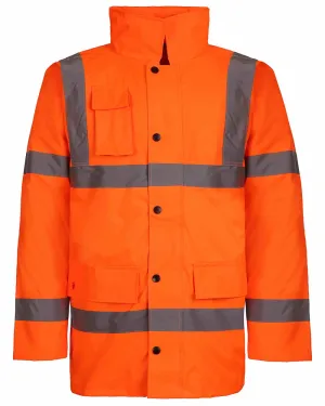 Fort Workwear Hi-Vis Quilted Jacket Dog Walking Windbreakers