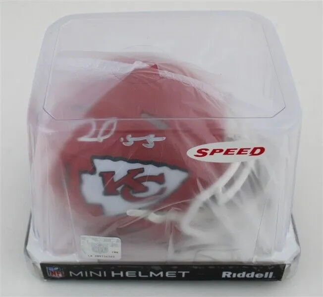 Frank Clark Signed Kansas City Chiefs Speed Mini Helmet (JSA Witness COA)