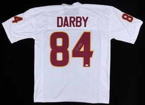 Frank Darby Signed Arizona State Sun Devils Jersey (JSA COA) Atlanta Falcons W.R