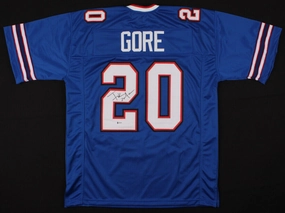 Frank Gore Signed Buffalo Bills Jersey (Beckett COA) 5??Pro Bowl Running Back