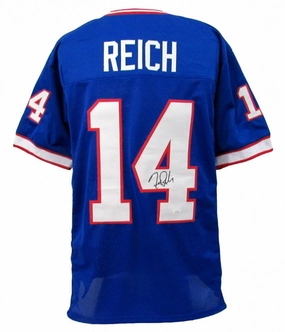 Frank Reich Signed Buffalo Bills Jersey (JSA COA) Jim Kelly's Back Up 1985?C1994