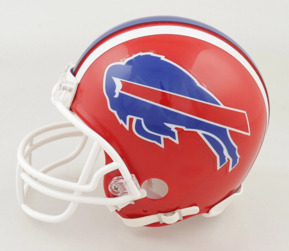 Frank Reich Signed Buffalo Bills Mini Helmet (JSA COA) 1992-93 "The Comeback" QB