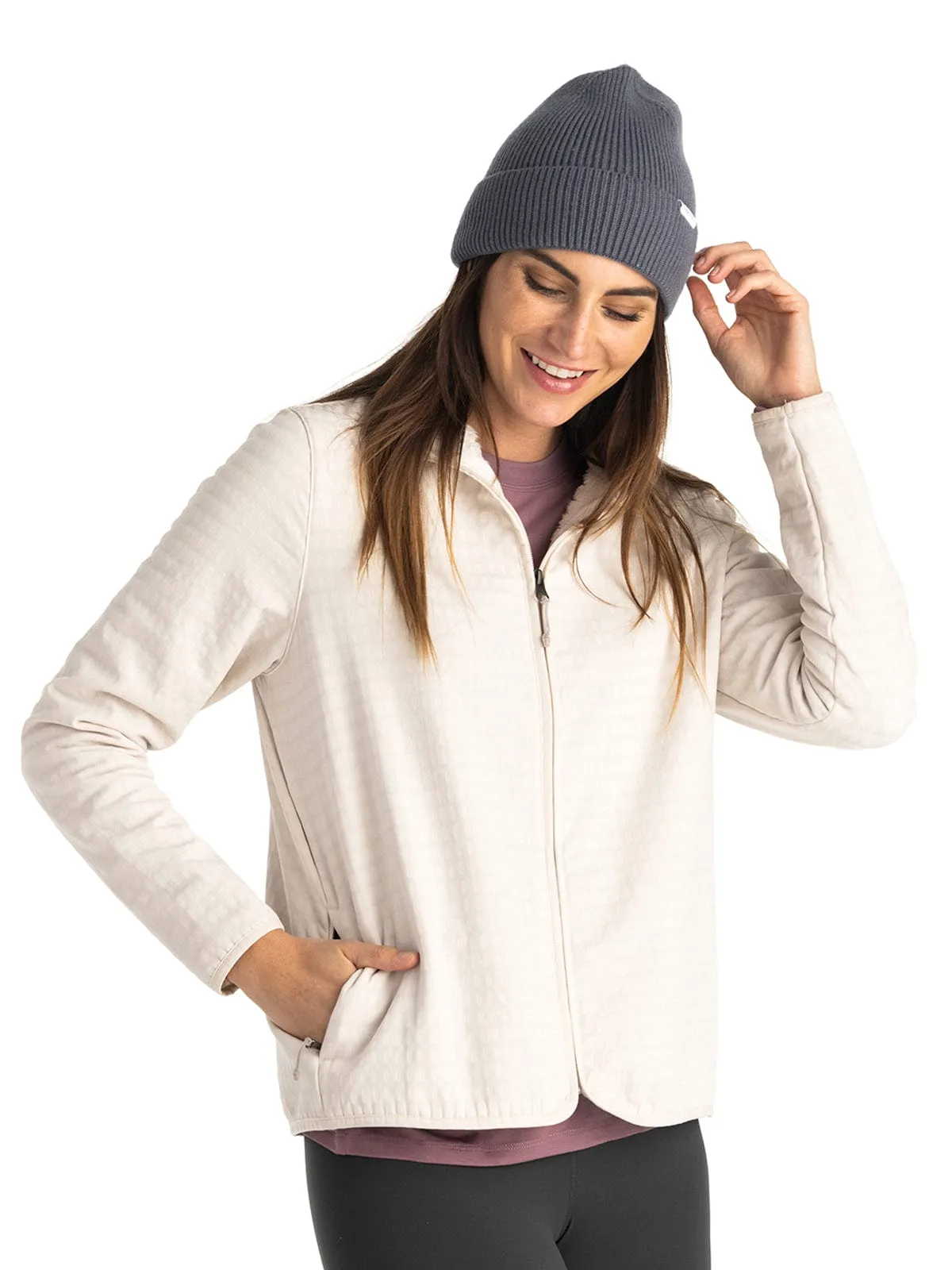 Free Fly - Women'S Gridback Fleece Jacket Move Beyond Ordinary Big Savings