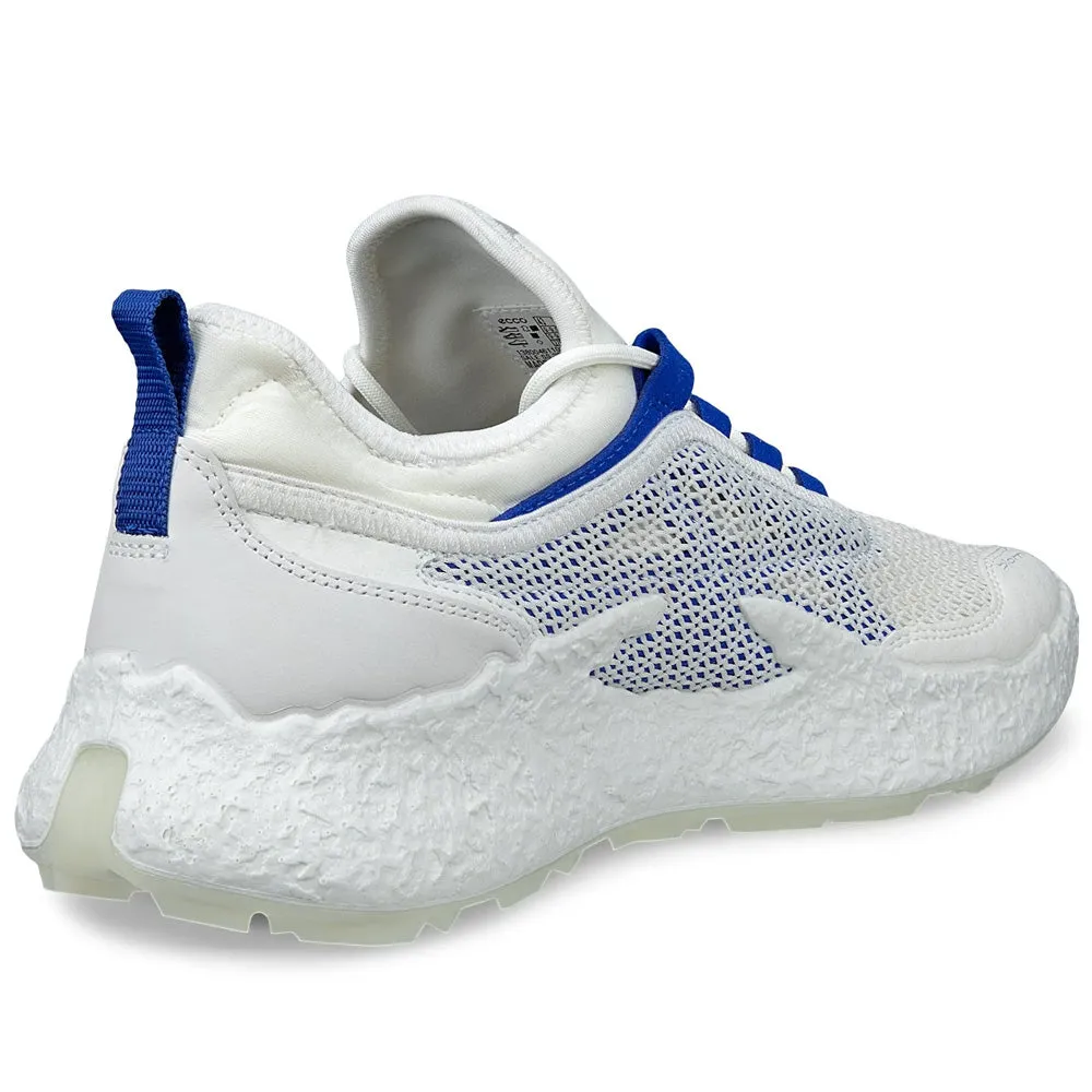 Ecco Biom Hybrid 5 Textile Spikeless Shoes - White/Virtual Chase What Moves You