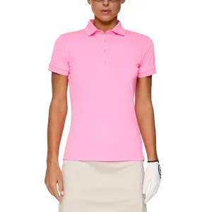 Rule the Streets J.Lindeberg Women'S Tour Tech Golf Polo Shirt - Eosine Pink