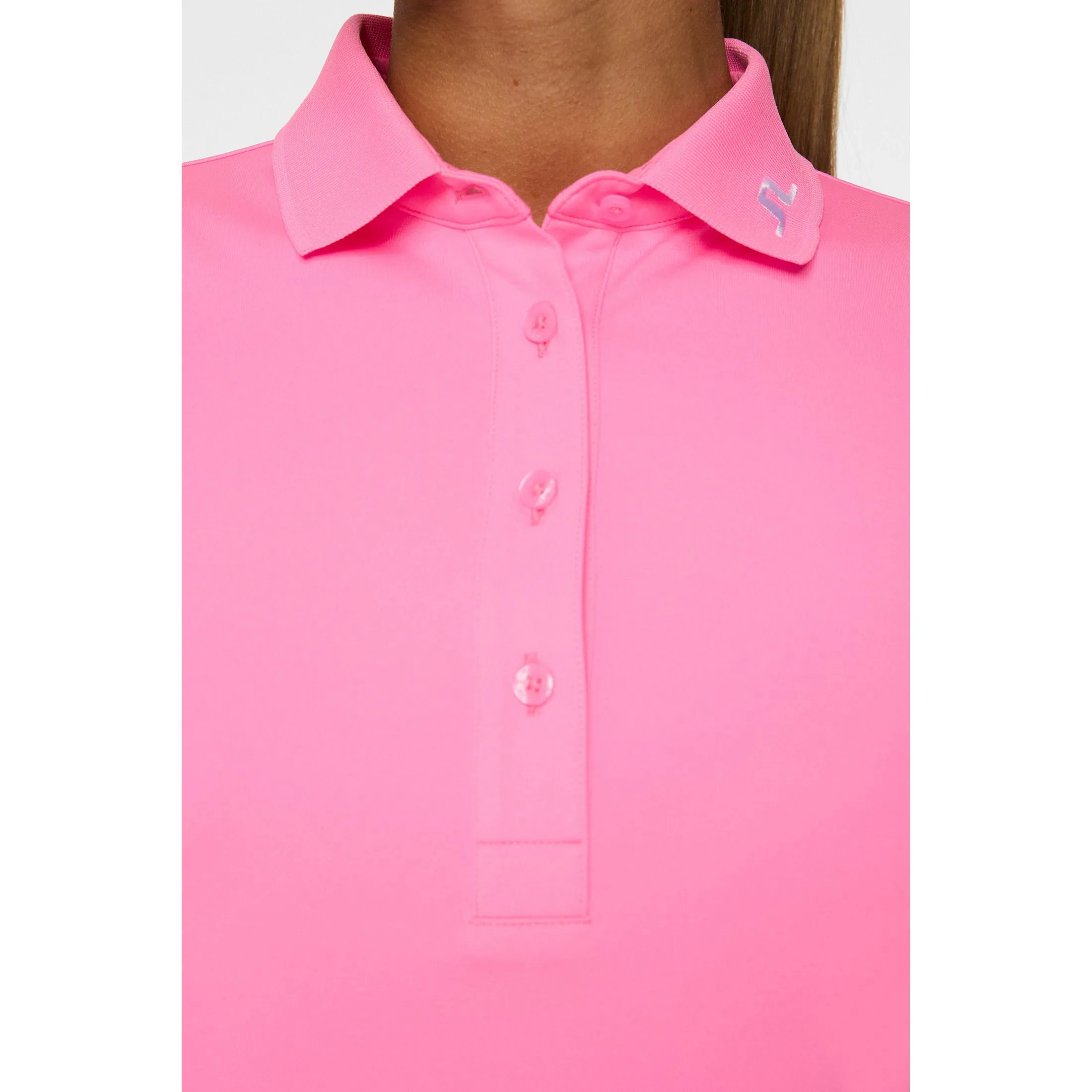 Special Offer Empower Your Journey J.Lindeberg Women'S Tour Tech Golf Polo Shirt - Eosine Pink