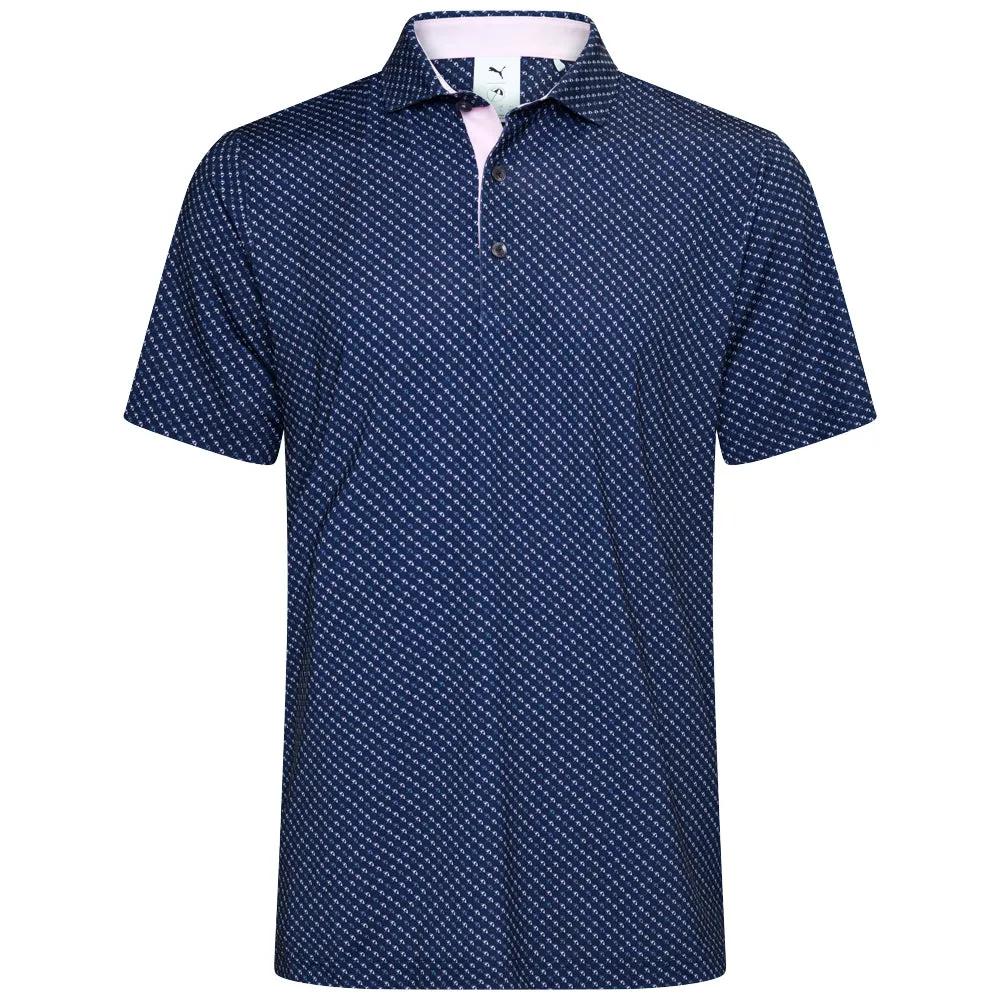 Redefine Classic Puma X Ap Micro Umbrellas Polo Shirt - Deep Navy