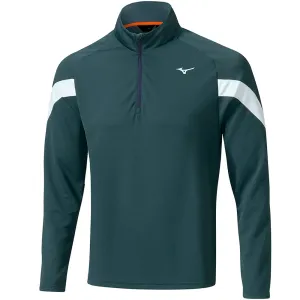 Mizuno Breath Thermo Drop 1/4 Zip Pullover - Navy Define Your Own Way Clearance Sale